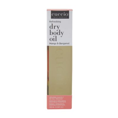 CUCCIO HUILE SÈCHE CORPS MANGUE ET BERGAMOTE 100ML