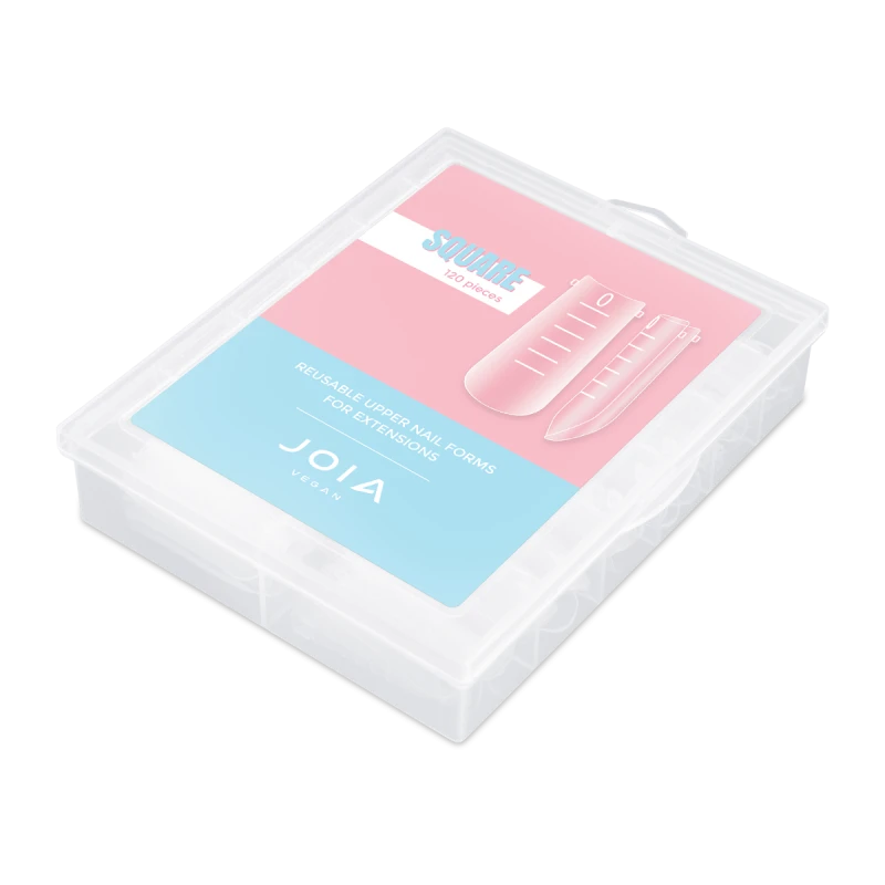 FORMES D'ONGLES SUPÉRIEURS RÉUTILISABLE VEGAN JOIA POUR EXTENSION CARRÉES 120 pcs.