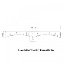 ADHESIVE EYEBROW RULER